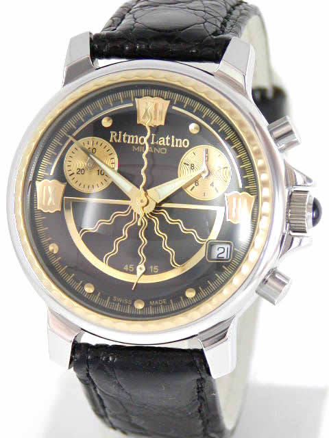 リトモラティーノ ソーレ クロノグラフ ブラック DCSL30GS　Ritmo latino
