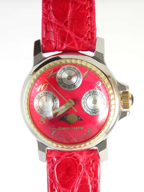 リトモラティーノ ルーナ ムーンフェイズ レッド DMLB85GS　Ritmo latino
