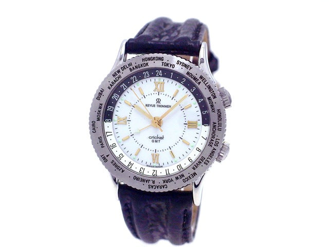 レビュートーメン クリケット GMT 7910003 1400本限定 純正ベルト 手巻 OH済 USED