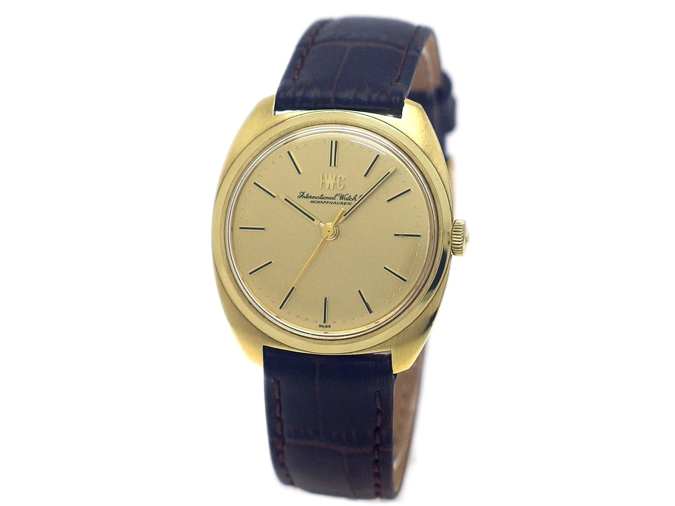 IWC Ref.R1014A 18KYG Cal.403 手巻 魚リューズ OH済 1971年製