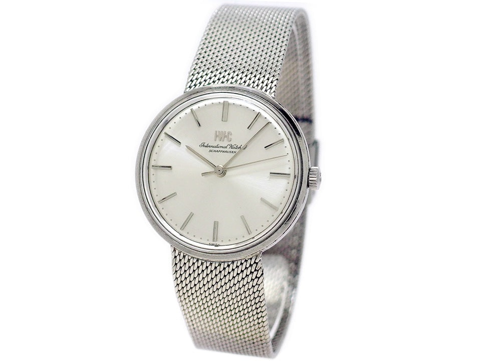 【希少】IWC R1214 Cal.402 17石手巻 一体型ブレス OH済 1965年製