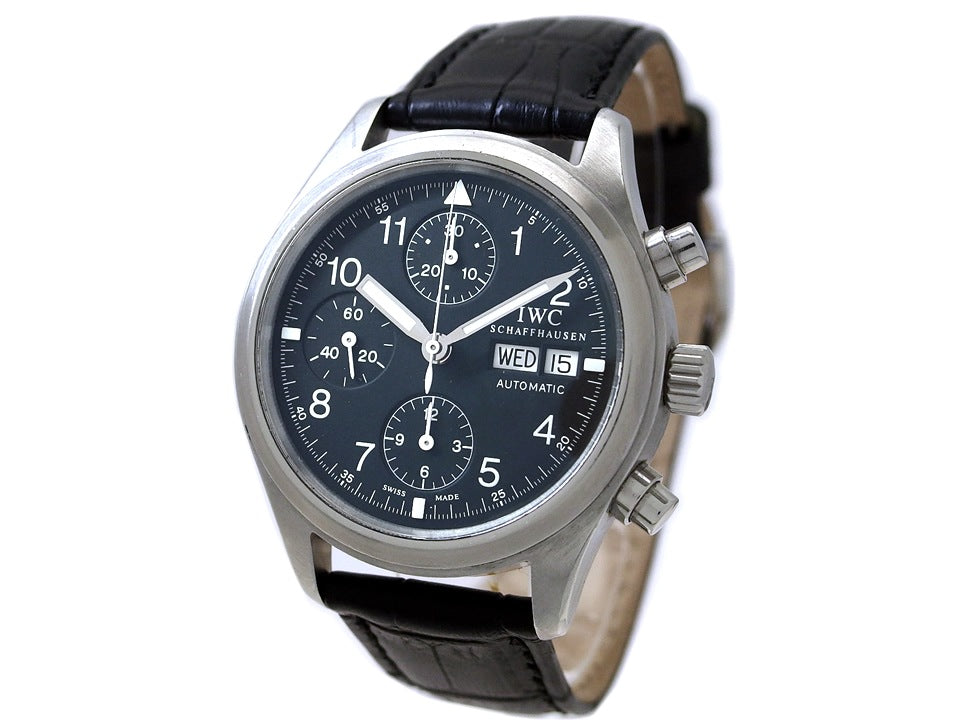 IWC フリーガー クロノグラフ 3706-003 25石自動巻 OH済 USED