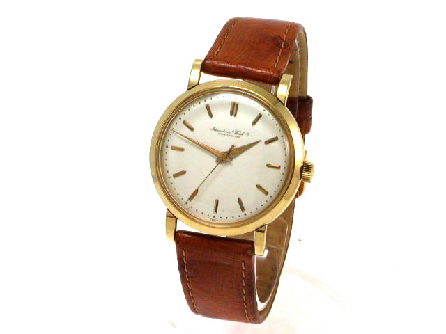IWC 18KYG ラウンド  Cal.89 手巻 1960年代　