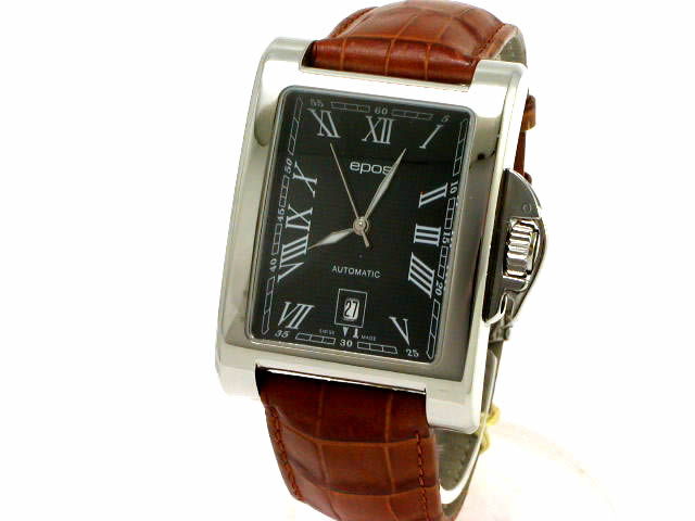 エポス レクタンギュラー リューズガード 3348BK 自動巻 USED