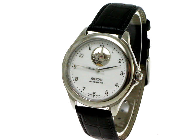 エポス デミスケルトン 3323WH 自動巻 径36mm USED