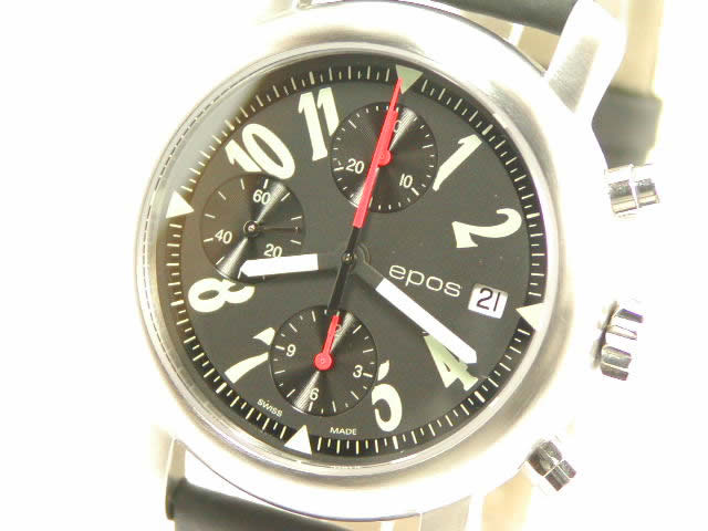 エポス クロノグラフ 3264 新品同様　USED