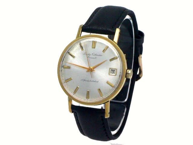 オリエント ラッキーカレンダー OGF Ｈ82061 手巻 OH済 1960年代