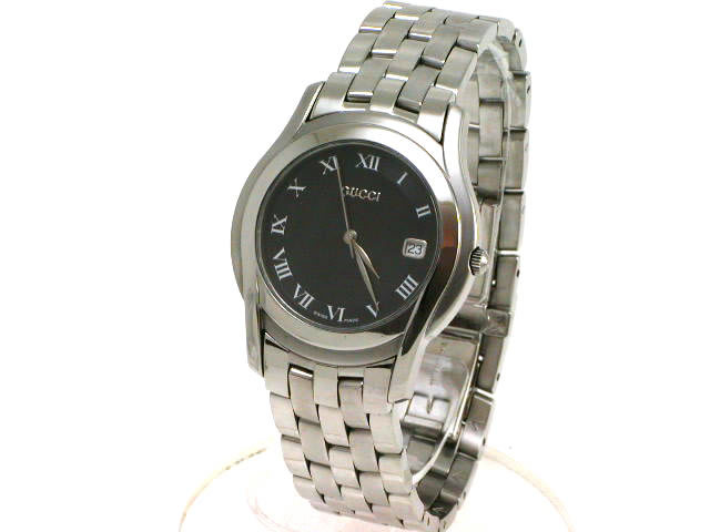 グッチ 5500M メンズサイズ クオーツ USED　Gucci
