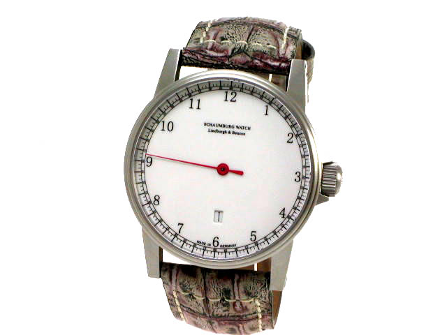 シャウボーク リンドバーグ＆ベンソン グノモニク ワンハンド 自動巻 新品 Schaumburg Watch Lindburgh & Benson Squarematic