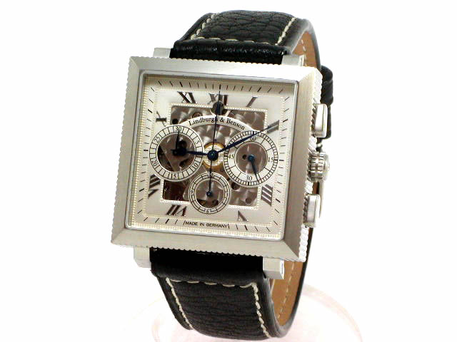 シャウボークウォッチ リンドバーグ＆ベンソン スクエアマティック 3D クロノグラフ 新品 Schaumburg Watch Lindburgh & Benson Squarematic