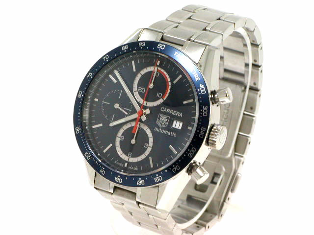 タグホイヤー カレラ クロノブラフ 自動巻 CV2015 BA0786 USED　