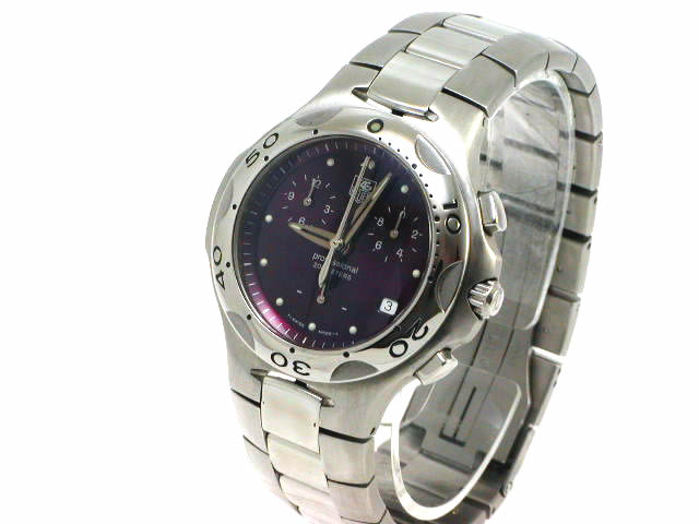 タグホイヤー キリウム クオーツ クロノブラフ CL1113.BA0701 USED　