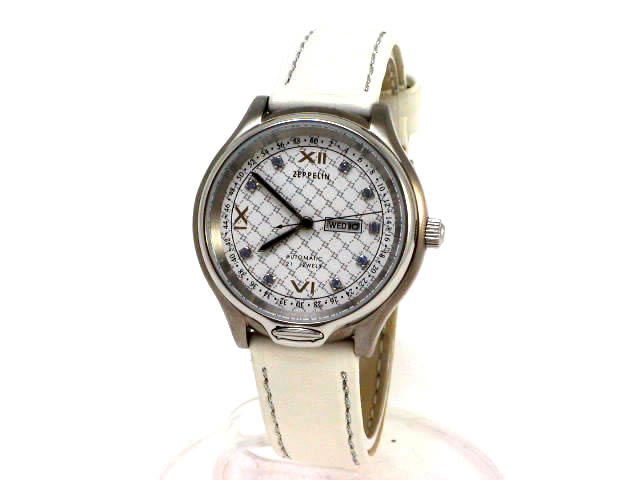 ツェッペリン LZ127 Liberty リバティ オートマチック チタン 35mm 7455-3 腕時計 新品 Zeppelin