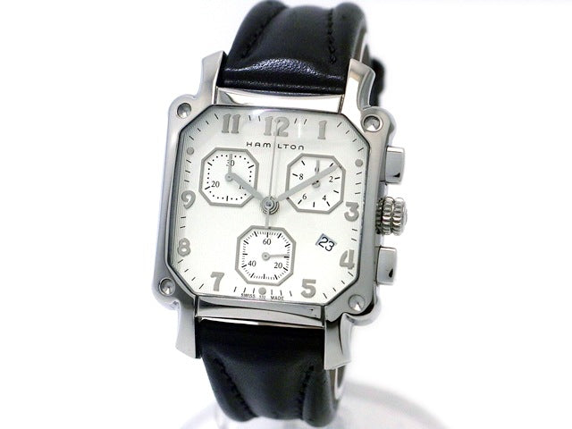ハミルトン ロイド クロノグラフ H19412753 クオーツ USED