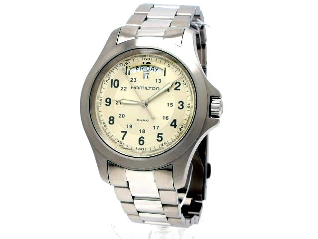 ハミルトン カーキ キング H64451823 クオーツ SSブレス USED