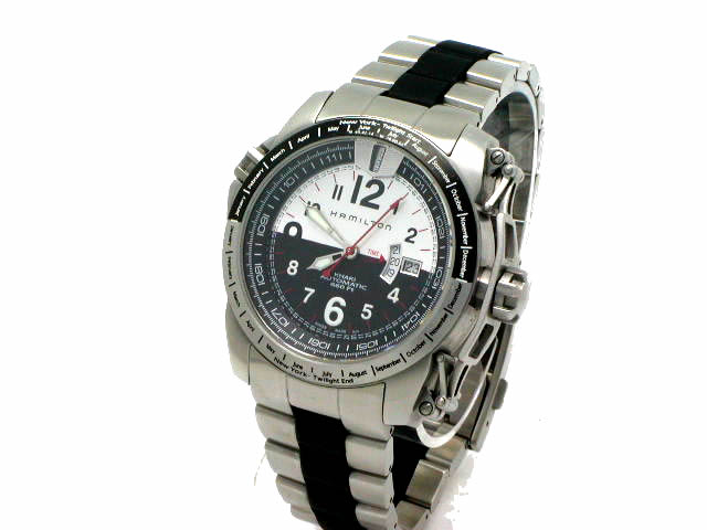 ハミルトン カーキトワイライト GMT H625150 自動巻 USED