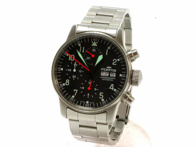 フォルティス フリーガー・クラシック クロノグラフ 597 11 11M USED