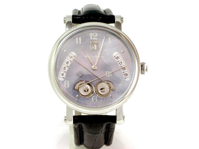 マーティンブラウン イオス(日の出、日の入り表示) SS 42mm マザーオブパールダイヤル 新品 EOS-42MOP　Martin Braun
