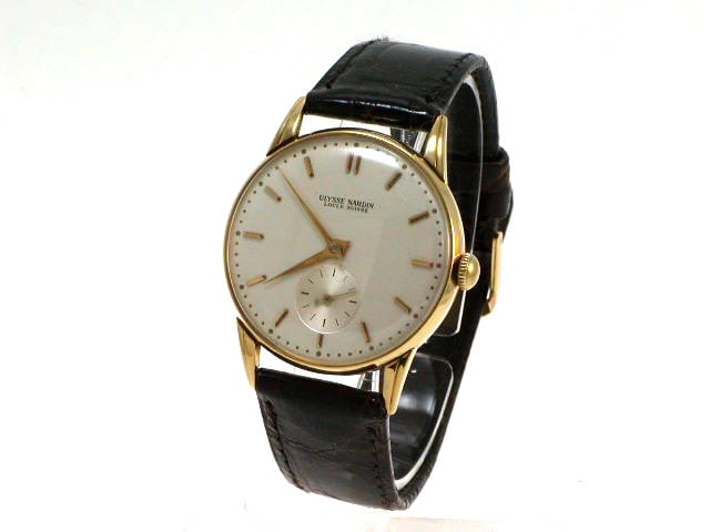 ユリスナルダン 18KYG 手巻 1950年代　