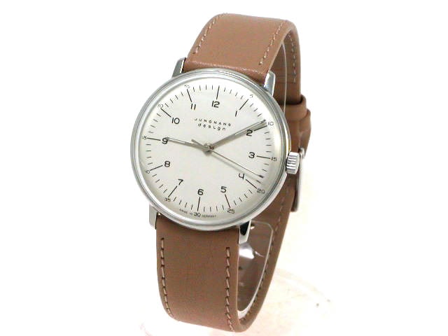 ユンハンス マックスビル デザイン 27 3701 00  手巻き USED　