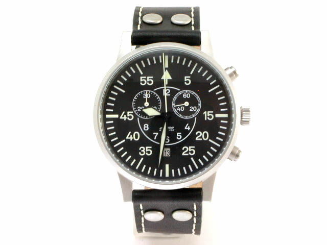 ラコ クオーツ クロノグラフ デイト 42mm 860886　新品 Laco