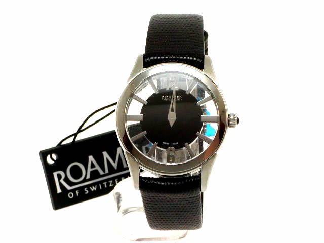ローマー コンピテンス レディ クオーツ ブラック 30mm　新品