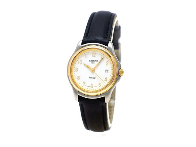 ティソ PR50 J136/236K コンビ レディース クオーツ USED　TISSOT