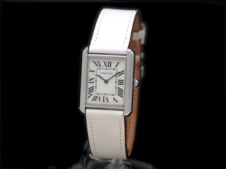 カルティエ タンクソロ SM レディース W1018255 Ref.3170 クォーツ USED　Cartier