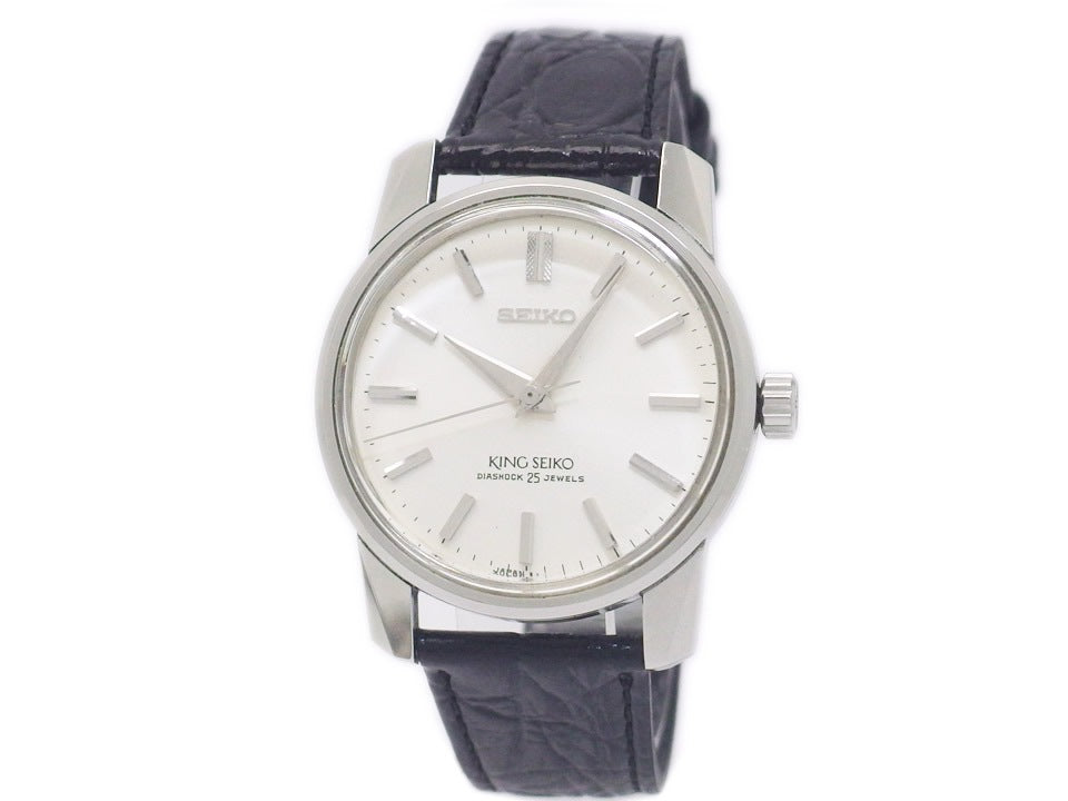 キングセイコー セカンドモデル 44-9990 初期型 盾メダリオン 手巻 OH済 昭和41年製 Seiko