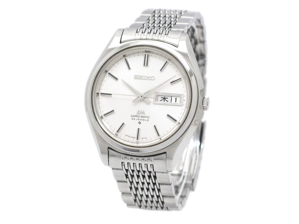 セイコー ロードマチック 5606-7070 自動巻 純正ブレスレット OH済 昭和46年製 Seiko