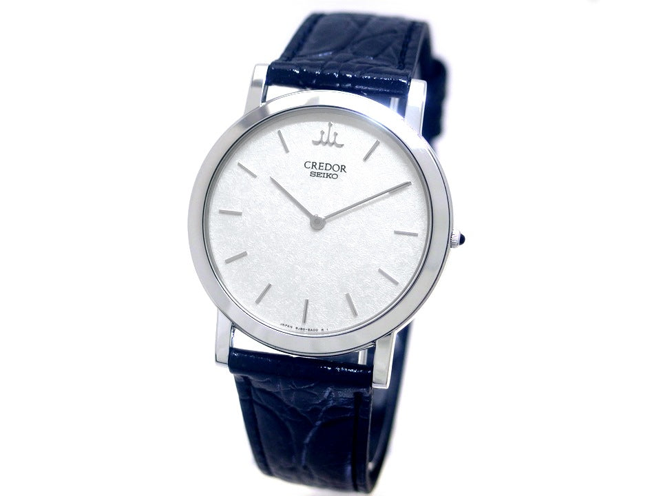セイコー クレドール 8J80-8A00 Pt950 プラチナ無垢 クオーツ USED Seiko