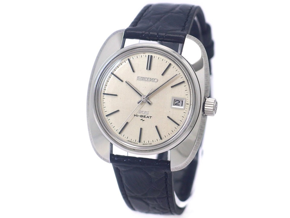 キングセイコー 4502-8000 絹目文字盤 手巻 OH済 昭和44年製 Seiko