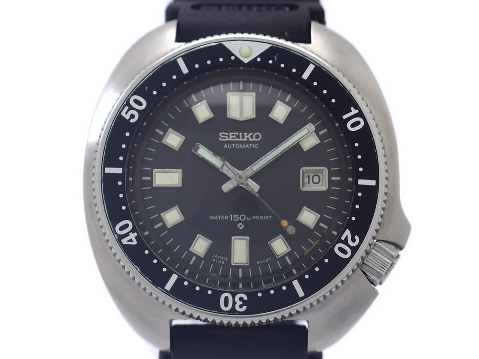 セイコー セカンドダイバー 150m 6105-8119 Cal.6105B 自動巻 OH済 昭和48年製 Seiko