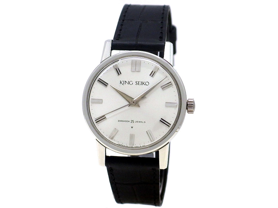 【希少】キングセイコー J14102E 1st SS 25石手巻 OH済 昭和38年製 Seiko