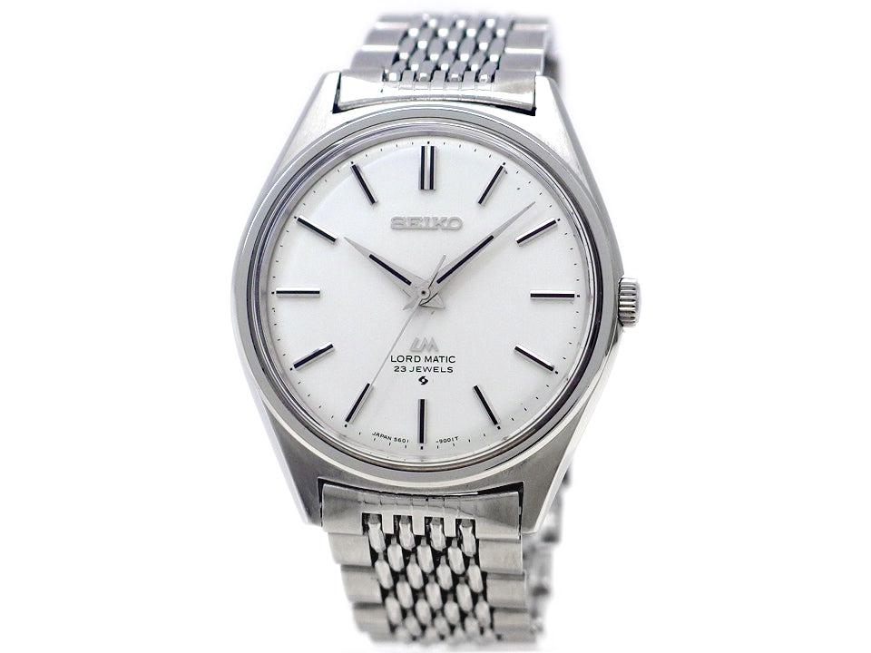 セイコー ロードマチック 5601-9000 自動巻 純正ブレスレット OH済 昭和45年製 Seiko