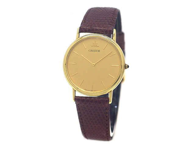 セイコー クレドール 5A74-0030 18Kケース 純正18K尾錠 クオーツ USED Seiko