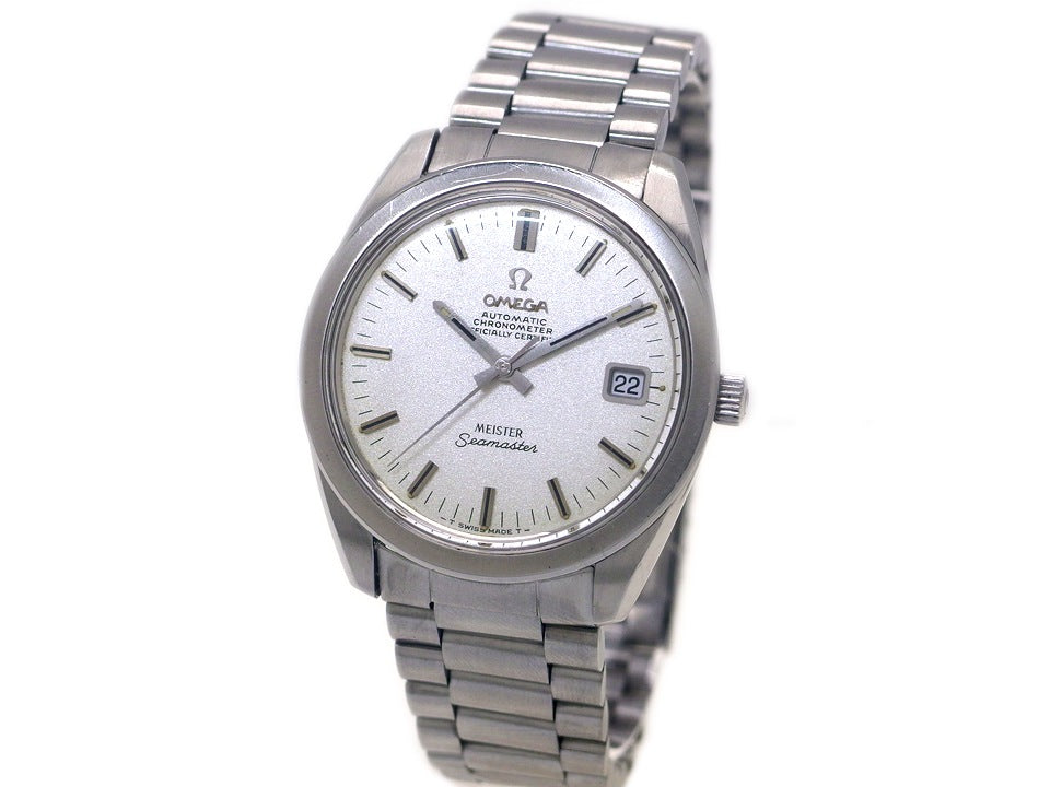 オメガ シーマスター クロノメーター 168.022 Cal.564 自動巻 純正3連ブレス OH済 1969年製 Omega