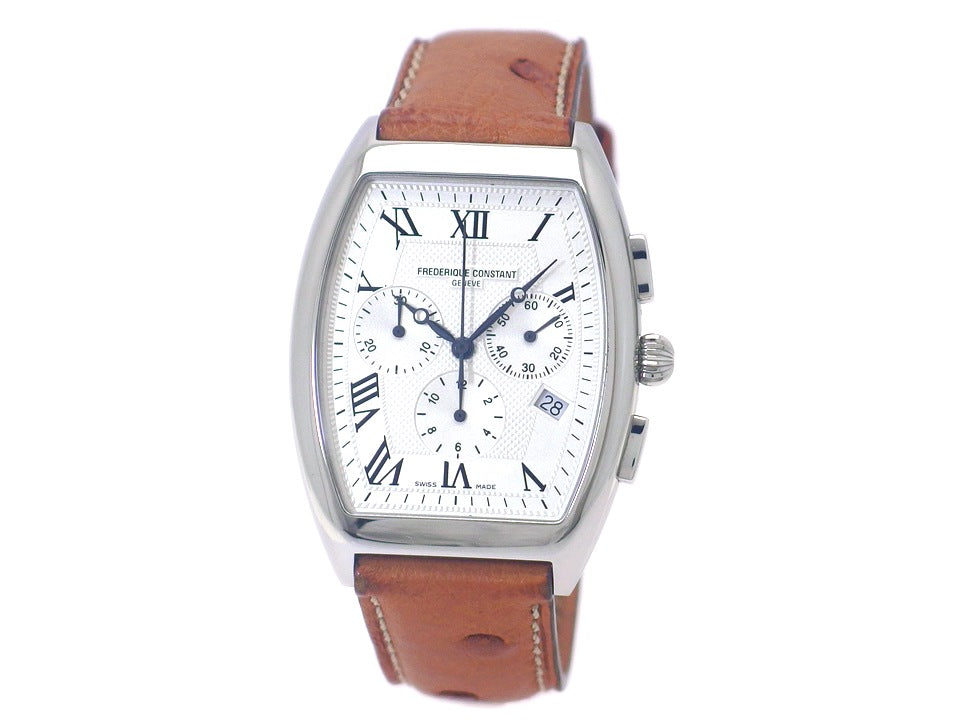 フレデリックコンスタント クロノグラフ FC-292M4T26OS トノー型ケース クオーツ USED 　Frederique Constant