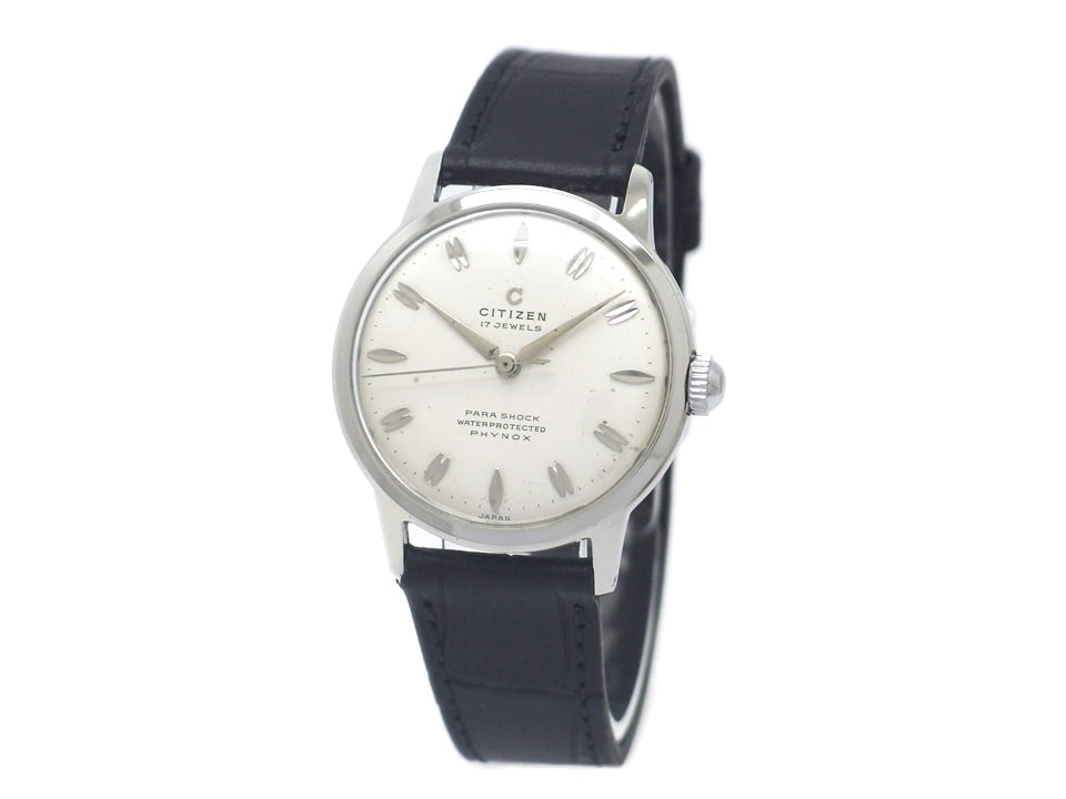 シチズン センターセコンド スクリューバック 17石 手巻 OH済 1950年代 Citizen