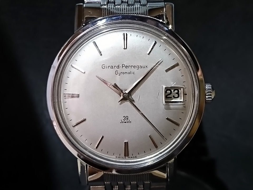 ジラールペルゴ ジャイロマチック 39石 自動巻 OH済 1960年代 Girard Perregaux