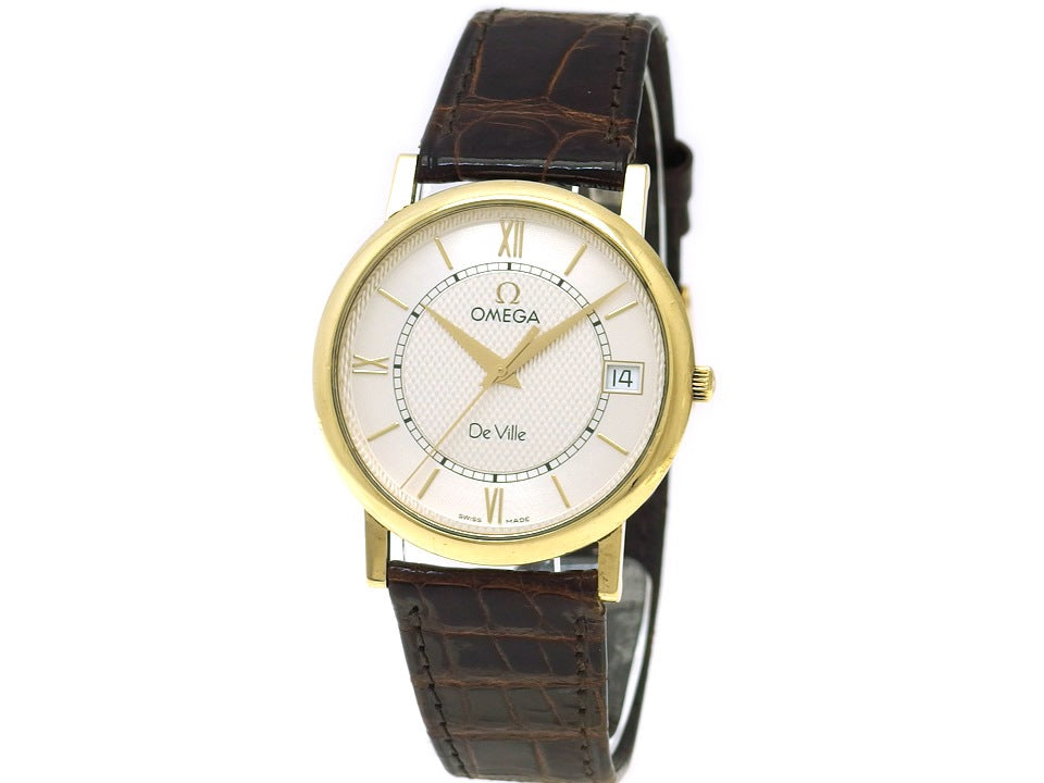 オメガ デヴィル クラシック 18K  Ref.196.2432 Cal.1532 クオーツ 1997年頃 USED Omega
