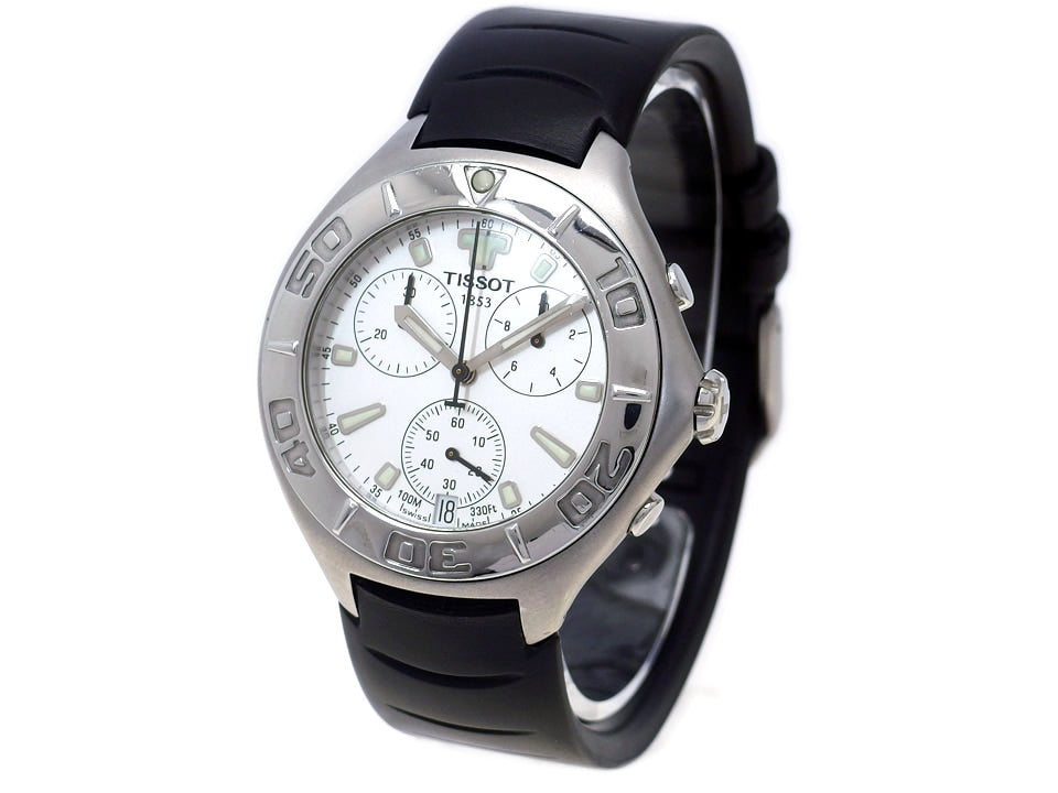 ティソ T SPORTS 100m クロノグラフ S462/562 クオーツ USED　TISSOT