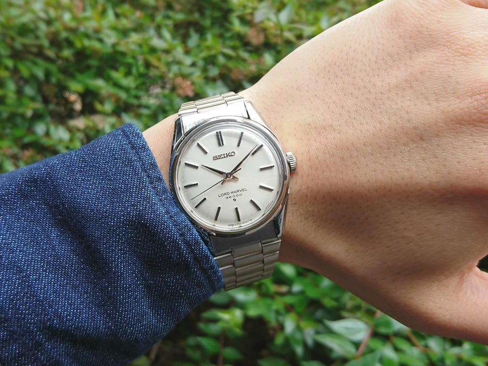 セイコー ロードマーベル 36000 5740-8000 後付SEIKOブレスレット 手巻 OH済 昭和48年製 Seiko