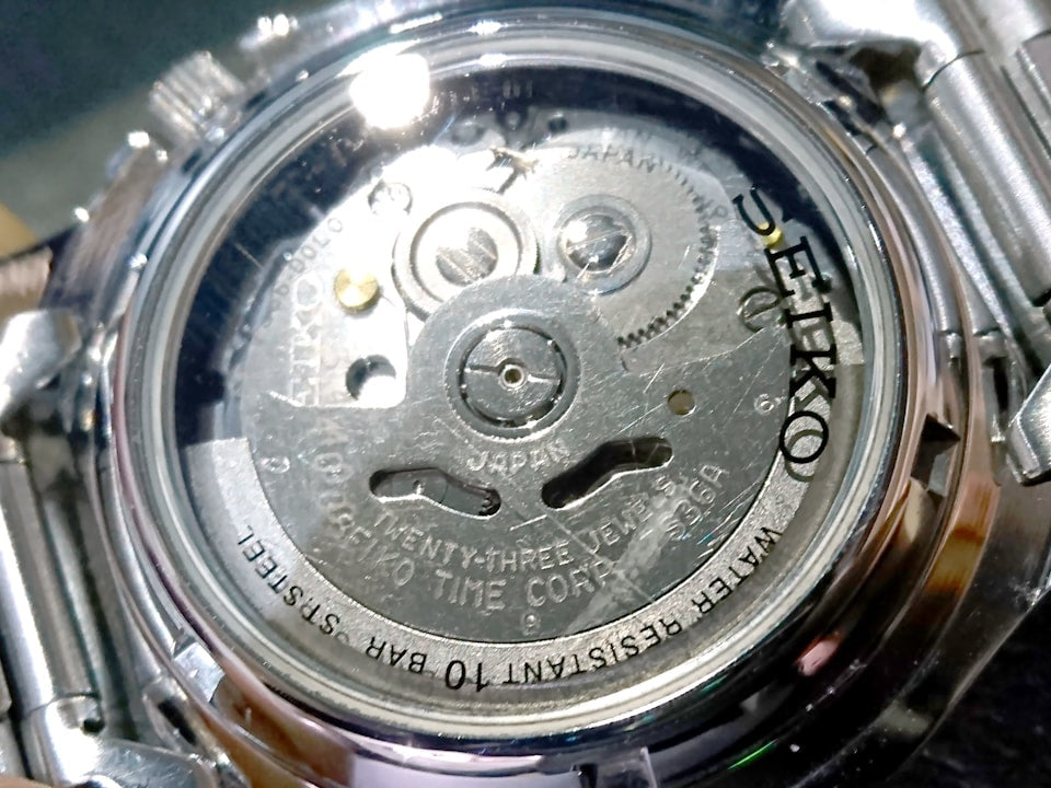 セイコー 5スポーツ 100m 逆輸入モデル 7S36-00L0 自動巻 USED