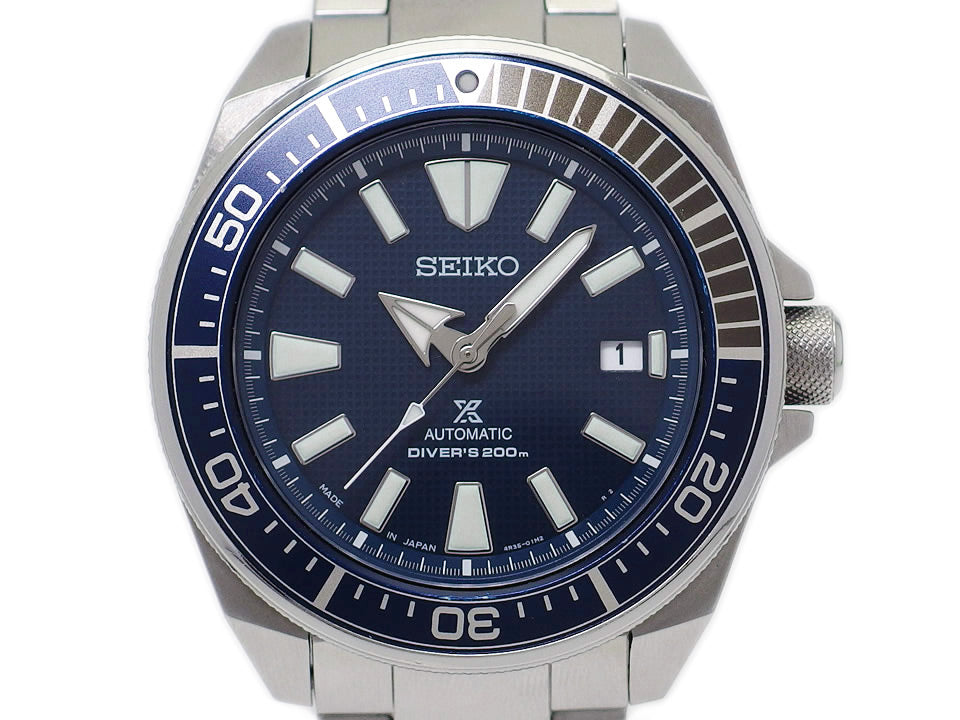 セイコー プロスペックス ダイバーズ 200m ネイビー サムライ SBDY007 自動巻 2018年製 USED Seiko