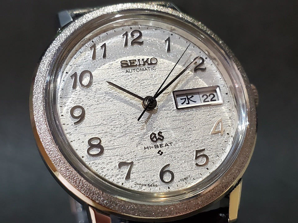 【希少】グランドセイコー 5646-7040 デイデイト アラビアインデックス 自動巻 OH済 昭和48年製 Seiko