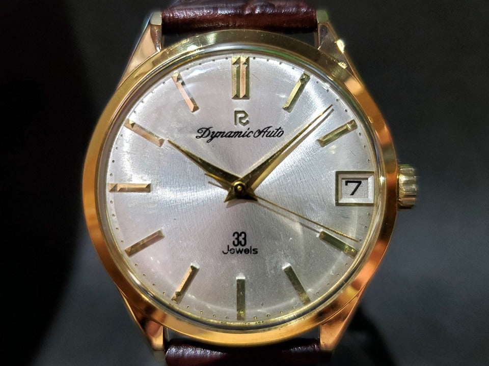 リコー　ダイナミック オート Ref.57114 金メッキケース 33石 自動巻 OH済 1960年代