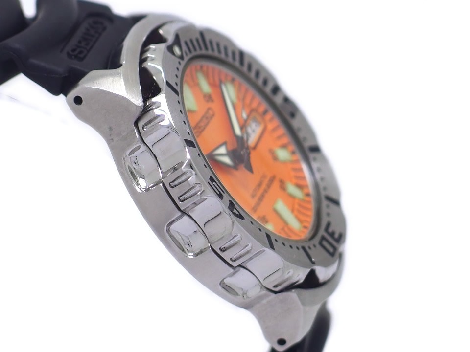 セイコー ダイバーズ 200m SKX781 7S26-0350 オレンジモンスター 逆輸入 自動巻 USED