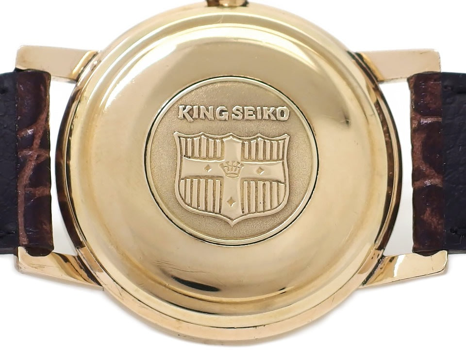 キングセイコー J14102 1st AD文字盤 14金張り 25石 手巻 OH済 昭和38年/1963年製 Seiko