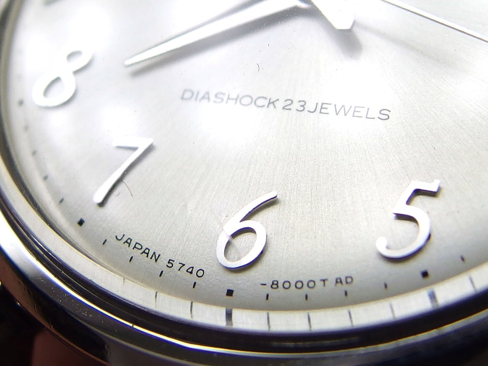 【Rare】Seiko Lord Marvel 5740-8000 Low Beat All Numerals Cal.5740B 23 Jewels Hand-wound Overhauled Manufactured in 1966